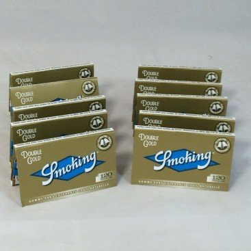 10 Paquets Smoking Gold Régular