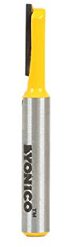 Yonico 14154q 3/16-Inch Diameter X 5/8-Inch Height Straight Router Bit 1/4-Inch Shank