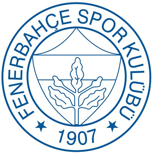 Alternatif Autoaufkleber Fenerbahce Logo Aziz Yildirim Kanarya Istanbul Türkei Türkiye Wandtattoo (Brilliantblau, M / 20 cm x 20 cm)