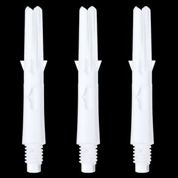 PerfectDarts 1 Set L Style L-Shaft Locked Straight Dart Stems Medium 330 Clear