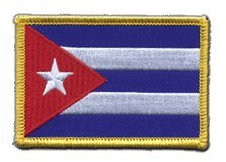 Aufnäher Patch Flagge Kuba - 8 x 6 cm