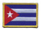 Aufnäher Patch Flagge Kuba - 8 x 6 cm
