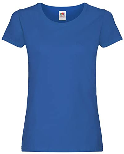 Fruit of the Loom Ladies/Womens Lady-Fit Valueweight Short Sleeve T-Shirt (2XL) (Royal)