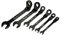 STANLEY STHT9-91444 Set 6 chiavi combinate a cricchetto reversibile e snodato - Marchio TECH3