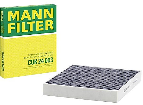 MANN-FILTER CUK 24 003 Filtro aria cabina - Filtro Antipolline con Carbonio attivato - per Autovetture + veicoli commeriali