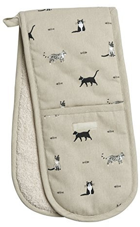 Sophie Allport Purrfect Collection - Double Oven Glove, Heat Resistant Kitchen Accessories
