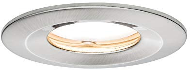 Paulmann Premium EBL Set Coin Slim dimmbar rund starr IP65 LED 1x6,8W 230V 51mm Eisen g/Alu