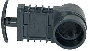 Valterra 3101 PVC Unibody Schiebeventil 50 mm, PN 6.,6, Grau, für mehr Druck