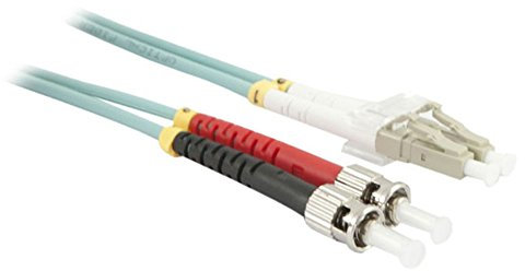 Synergy 21 1.0 m OM3 LC – ST 1 m LC ST blau LWL-Kabel – Glasfaserkabel von (LC, ST, 50 µm, 125 Mikrometer, blau, männlich/männlich)