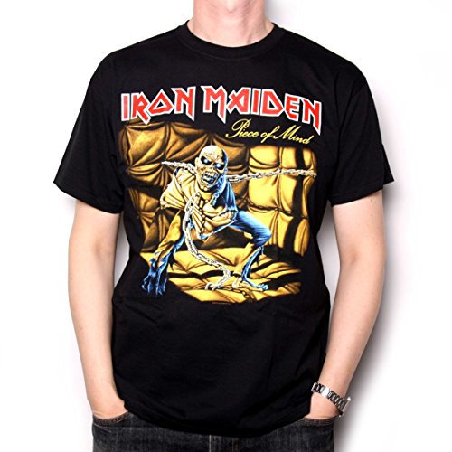 Iron Maiden T Shirt - Piece of Mind Black