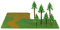 siku 5699, Feldwege und Wald, Kunststoff, Grün, Ideal für den Farmbereich