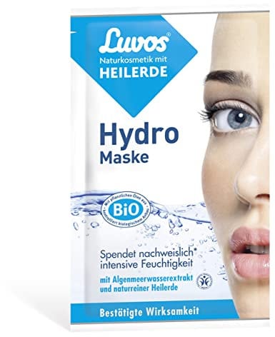 Luvos Heilerde Hydro-Maske, hochwirksame Hydro-Formel mit Heilerde, 2 x 7.5 ml