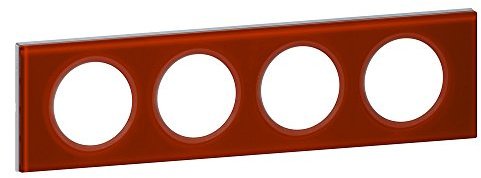 Legrand Céliane Abdeckung LEG69474 4-Glas, Karminrot