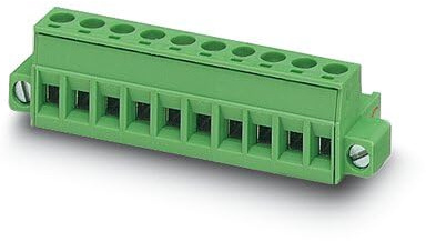 Phoenix Contact Steckbarer Klemmenblock 3-Kontakte 5.08mm-Raster, Packung a 50 Stück