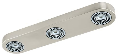 EGLO LED Deckenlampe Montale, Deckenstrahler, Stahl, Alu in nickel-matt | schwarz, warmweiß