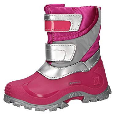 Spirale Mädchen Simone Schneestiefel, Pink (Fucsia/Argento)
