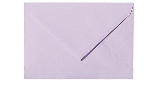 Paper24 je 25 Briefumschläge 140x190 mm Flieder