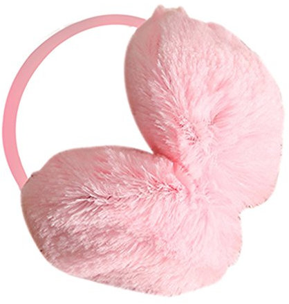 Bodhi2000® Cache-oreilles en fausse fourrure douce et chaude pour l'hiver, rose, taille unique