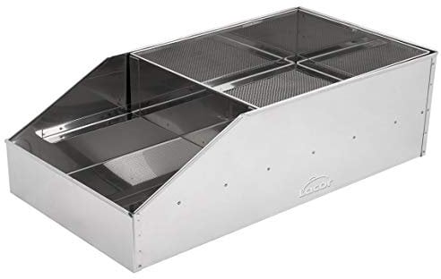 LACOR 50438 Harinero INOX, Plata, 18 x 37 x 26.5 cm