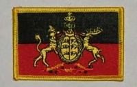 Furchtlos Treu Württemberg - Mittel, Rechteckig, Embroidered Patch, 1 Stück