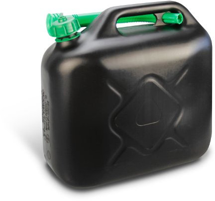 Cartrend 7740056 Reserve Kraftstoff-Kanister 10 Liter, PVC schwarz