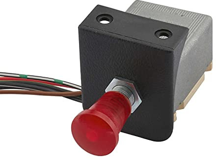 HELLA 6HD 002 535-101 Warnblinkschalter - Traktor - Zugbetätigung - 12V - Einbau - Halogen - Kabel: 600mm - mit Glühlampe