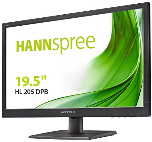 HANNspree HL205DPB 49,53cm (19,5) LED-Monitor WSXGA 250cd VGA DVI Lautsprecher VESA Neigbar