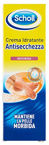 Scholl Crema Idratante Antisecchezza, Crema Piedi con Leggera Azione Esfoliante per Pelle Secca e Dura, Rapido Assorbimento ed Effetto Duraturo, 75 ml