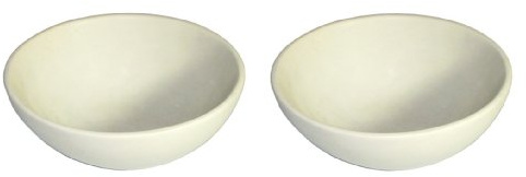 Speckstein Schale Naturstein Schalen – Paar – Salat Müsli Snacks Dips Desserts – 8 in/20 cm