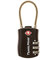 Cadenas TSA | Cadenas Valise avec Câble Souple pour Voyage | Cadenas à code TSA pour Valise Avion, Sac de Voyage, Bagages, Sac de Sport, Sac à Dos | Combinaison Réglable à 3 Chiffres (Noir)
