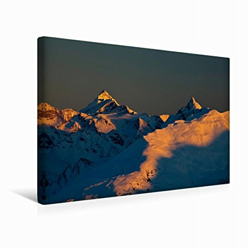 Premium Textil-Leinwand 45 x 30 cm Quer-Format Meine Giganten in den Alpen Österreichs | Wandbild, HD-Bild auf Keilrahmen, Fertigbild auf hochwertigem Vlies, Leinwanddruck von Christa Kramer