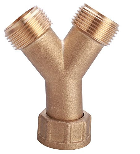 First4Spares Brass Y Piece Adaptor – 3/4 / 1.9cm – Fridge Dishwasher Washing Machine