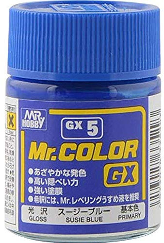 Mr.Hobby Gundam Mr Colour GX 5 - Blue Paint 18ml. Bottle Hobby