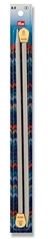 ROLLER 2er-Set Jacken-Stricknadel - Kunststoff - 8 mm, Grau