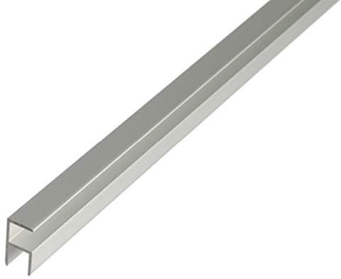 Alberts 030845 Eckprofil | selbstklemmend | Aluminium, silberfarbig eloxiert | 1000 x 19,5 x 38,9 mm
