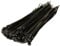 50 X Black Cable Ties 200Mm X 4.8Mm Zip Tie Bases All Sizes by All Trade Direct
