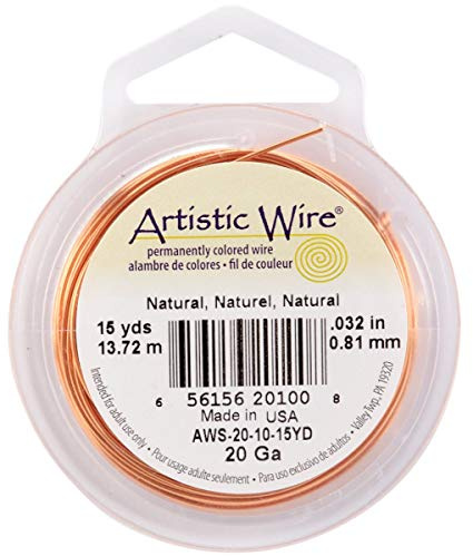 Beadalon Artistic Wire-Natural - 20 Gauge, 15yd