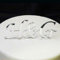 Personalised Initials Mirrored Wedding Cake Topper