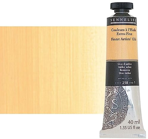 SENNELIER Artists Color Oil Paint, 40ml, Amber Ochre S5,10-130411-258