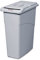 Rubbermaid FG9W1500LGRAY Slim Jim Confidential Waste, 87 L