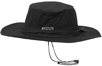 FROGG TOGGS Damen Boonie, Wasserdicht, Atmungsaktiv, Sonnenschutz Hut, Schwarz, Einheitsgröße