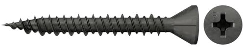 fischer Gipsfaserplattenschraube 3,9 x 19, mit kleinem Senkkopf, doppelgängigem HiLo-Gewinde und Kreuzschlitz PH, für die Befestigung von Gipsfaserplatten auf Metall- oder Holzständern, 1000 Stk