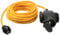 as - Schwabe alargador de Cable de 3 m K35 AT-N07V3V3-F 3G2,5 - Cable de extensión de 3 vías - 230 V/16 A - con Tapa Protectora - Resistente al Polvo y a Las Salpicaduras (IP44) - Amarillo, 61451