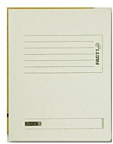 Brunnen 25 x Schnellhefter A4 Karton 375g/qm weiß