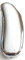Custodia per mini accendino serie Luxury per accendini Mini Bic (1, argento)