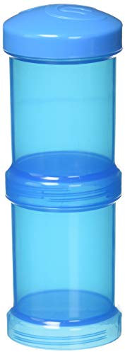 Twistshake 78024 Milchpulverbehälter, 2x 100 ml/3 oz, blau