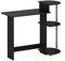 Furinno Compact Scrivanie per Computer, Legno, Nero/Grigio, Taglia Unica