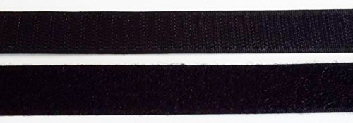 2 m Klettband Haken- und Flauschband 50 mm schwarz zum Nähen 3,50€/m