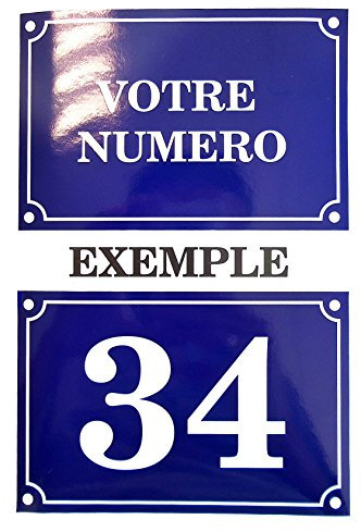 Adesivo Numero civico per Cassetta delle Lettere, con placca Personalizzabile