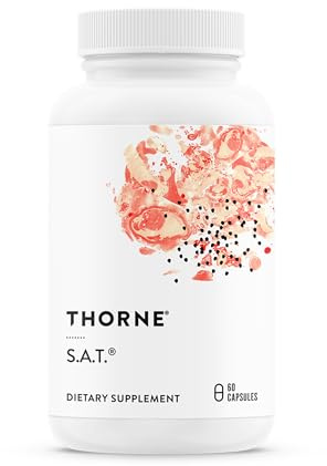 THORNE S.A.T., Milk Thistle, Curcumin Phytosome & Artichoke, 60 Capsules